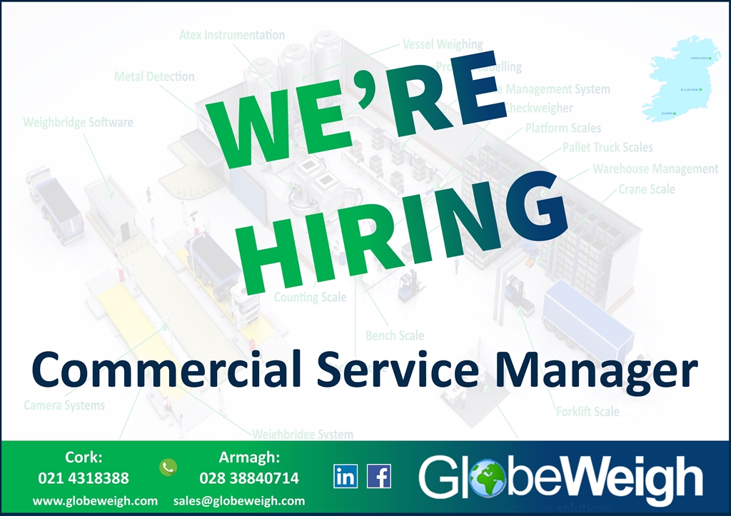 We're Hiring - Commercial Service Manager